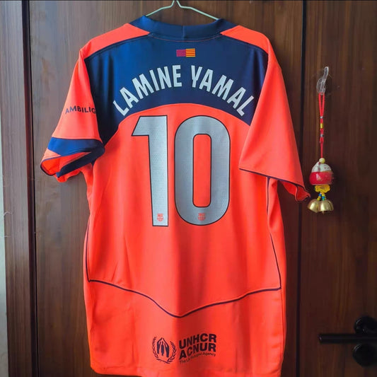 Terceira camisola FC Barcelona 2025/26 - Lamine Yamal 10