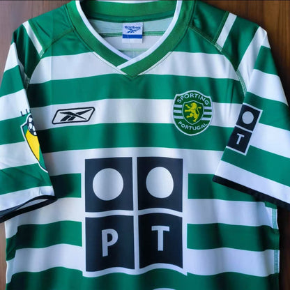 Cristiano Ronaldo #7 - Camisola retro Sporting CP 2002/03 (Home)