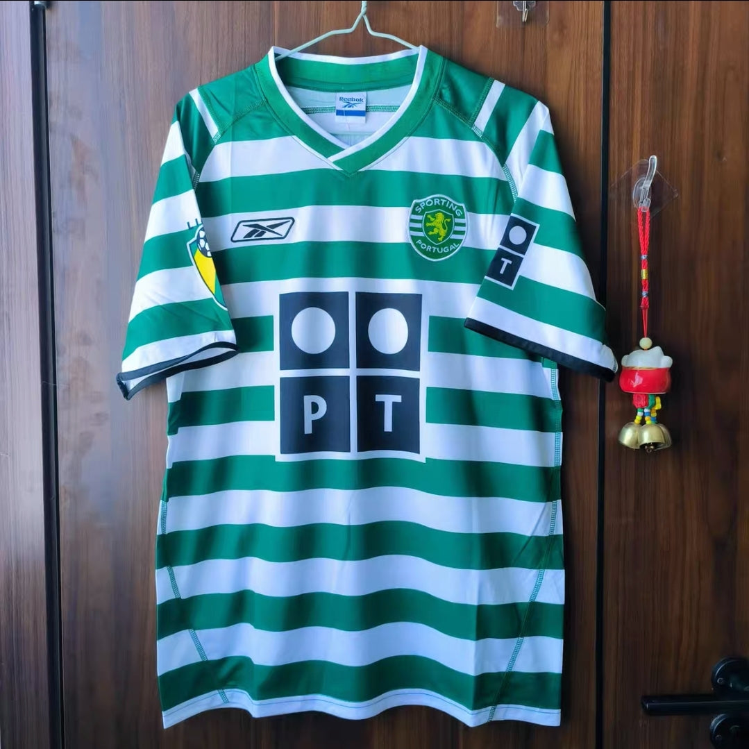 Cristiano Ronaldo #7 - Camisola retro Sporting CP 2002/03 (Home)